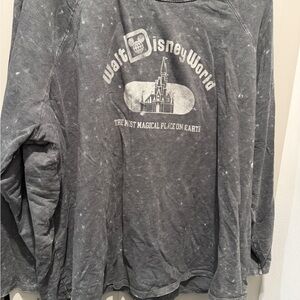 SOLD eb Disney Charcoal Sweatshirt with Castle Design